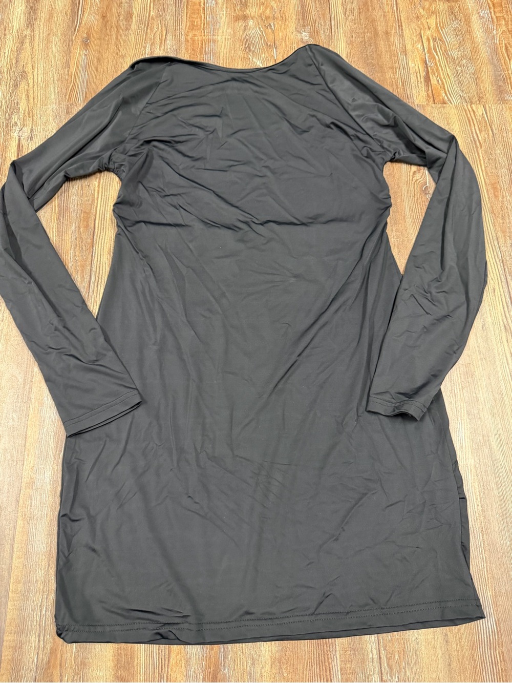 Princess Polly black long sleeve mini backless dress